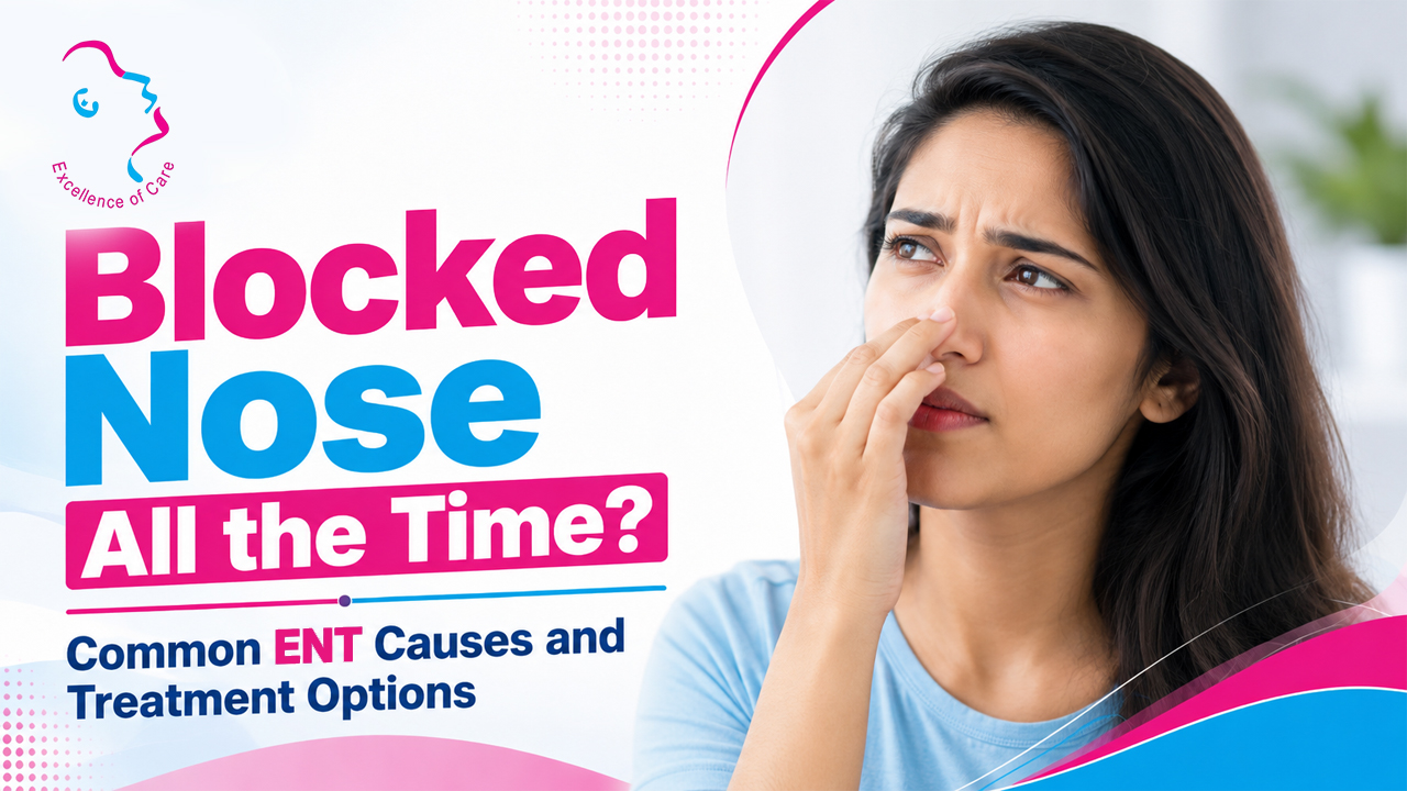 Blocked Nose All the Time? Common ENT Causes and Treatment Options