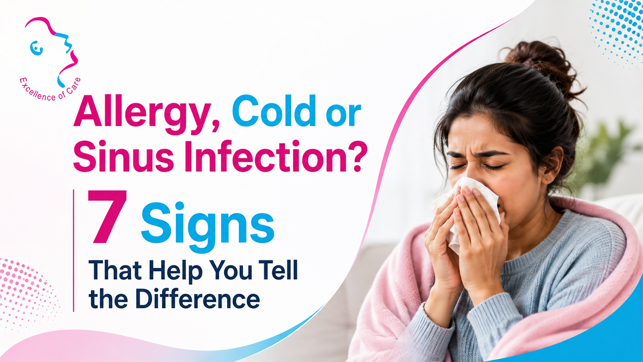 Allergy, Cold or Sinus Infection? 7 Signs That Help You Tell the Difference